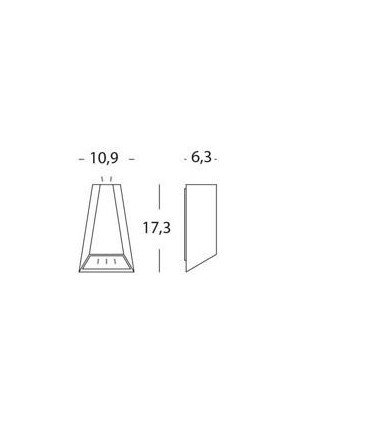 Sovil Wandlicht DAKOTA LED 2X4W 4000K 99138/16