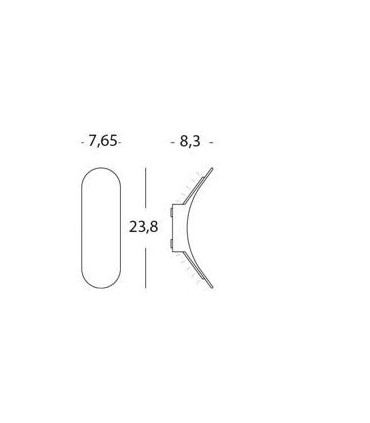 Sovil LED-Wandlicht Wanda 8W Farbe: grau 4000K 99142/16