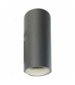 Sovil LED-Wandlicht TUBO LED 2X6W 4000K Farbe: grau 99149/16