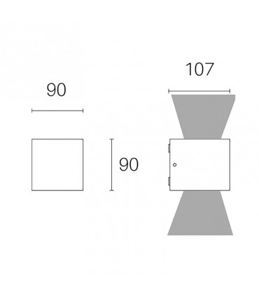 LED-Wandleuchte Sovil Lula 2X6W 4000K Weiß 99176/02