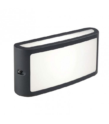 Sovil Screen LED-Wandleuchte für Außenbereich 10W 4000K Farbe Grau 99500/16