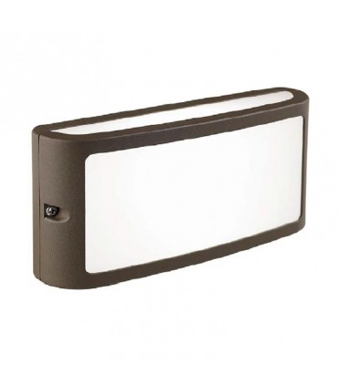 Sovil Screen LED-Wandleuchte für Außenbereich 10W 4000K Farbe Braun 99500/27