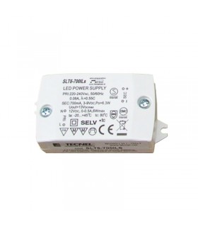 Tecnel LED-Stromversorgung 6W 12V IP20 SLT6-700ILS