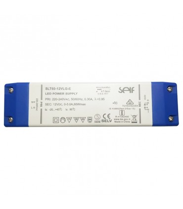 Tecnel Netzteil für LEDs 60W 12V IP20 SLT60-12VLG-E