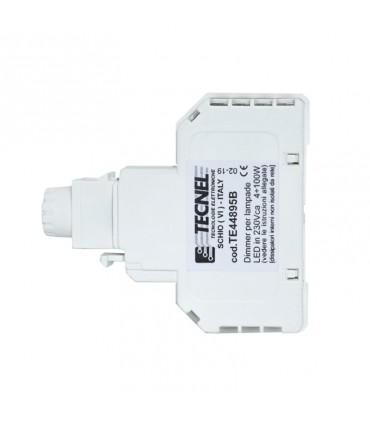 Dimmer Tecnel mit umsteller für LED-lampen Keystone Weißen TE44895B