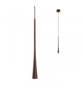 Redo LED-Pendellampe ITO 7W 3000K 18° 40cm Caffè 01-1754