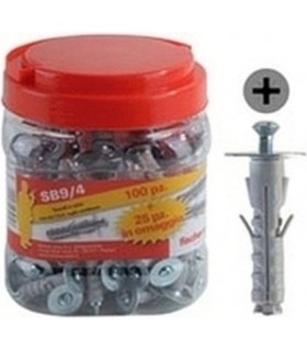 Fischer Wiederverwendbares Glas mit 125 TSC-Schrauben