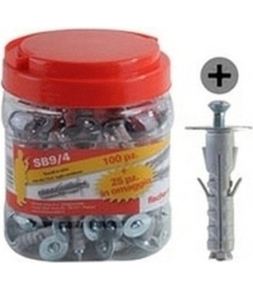 Fischer Wiederverwendbares Glas mit 125 TSC-Schrauben