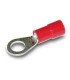 BM Quetschkabelschuhe Ringform mit PVC-Isolation 1,5MM Durchmesser: 5 100 Stk.