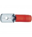BM Flachstecker mit Antivibrations-Hülse aus Kupfer und PVC-Isolation Durchmesser 4 100 Stk.