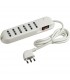 Steckdosenleiste Bticino Slim 6 steckdosen bypass-schalter hellen weißen stecker 16A 3631DB