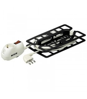 Bticino Verlängerungskabel 5 mt 16A Stecker 2 Steckdosen 10/16A 1 schuko 3635DB