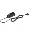 Bticino Multisteckdose mit Slot 6 deutsche Steckdosen und 4 Doppelsteckdosen 10/16A Schalter anthrazit 3696GB