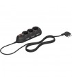 Steckdosenleiste Bticino mit Slot 9 stiche deutschen und 6 steckdosen bypass 10/16A-schalter anthrazit 3699GB