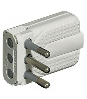 Platzsparender Stecker Bticino Corner 10A 2P S2465TAE