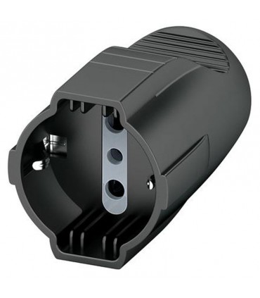 Bticino Deutsch-Italienische Steckdose 2+E 16A anthrazit S2674TAE