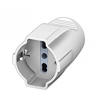 Bticino Universal-Steckdose deutsch-italienisch, weiß S2676TAE