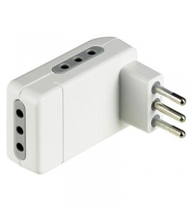 More about Bticino platzsparender Eckadapter 3 x 10A Steckdosen und 10A Stecker weiß S3605DE