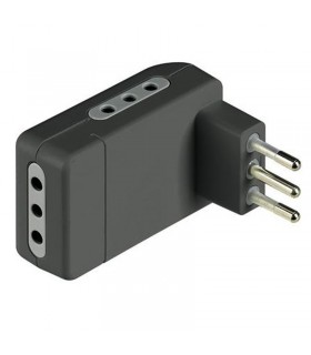 More about Bticino platzsparender Eckadapter 3 x 10A Steckdosen und 10A Stecker anthrazit S3605GE