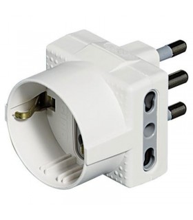 More about Bticino Dreifach-Adapter 3 deutsche Steckdosen 2 Doppelsteckdosen 16A Stecker weiß S3611DE