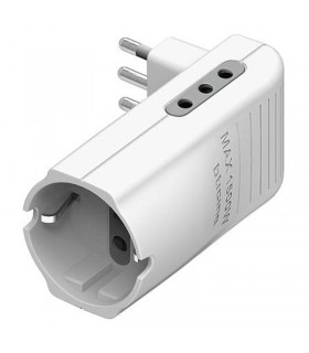 More about Bticino Eckadapter 2 10A Steckdosen 1 deutsche Steckdose und 10A Stecker weiß S3615DE