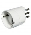 Bticino Adapter 1 deutsche Steckdose und 10A Stecker weiß S3623DE