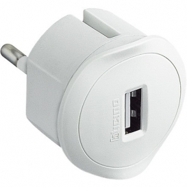 Adapter Bticino USB-buchse 1,5 A stecker, deutsche weiß S3625DU