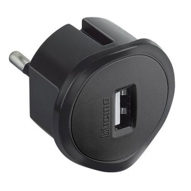 More about Bticino Adapter USB-Stecker 1,5A mit deutschem Stecker anthrazit S3625GU