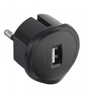 More about Bticino Adapter USB-Stecker 1,5A mit deutschem Stecker anthrazit S3625GU