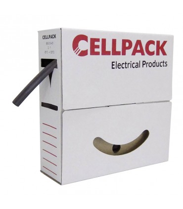 Cellpack Schrumpfschläuche 6,4 / 3,2 schwarz 10 Meter 127057