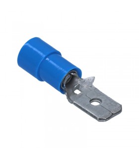Cembre isolierte Flachstecker 6,35X0,8 Blau, BF-M608