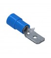 Cembre isolierte Flachstecker 6,35X0,8 Blau, BF-M608