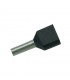 Cembre isolierte Zwillingsaderendhülsen 2x1,5qmm 8mm 100Stk. PKT1508