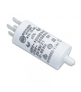 Ducati Kondensor 450V 4 UF mit Faston Doppelzapfen 416100664.CU