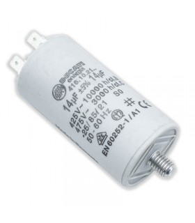 Ducati Kondensator 450V 14 UF mit doppeltem Faston Zapfen 416102164.CU