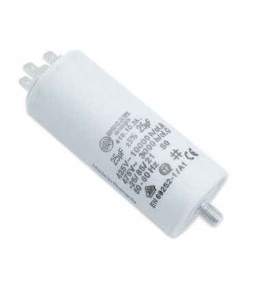 Ducati Kondensor 450V 25 UF mit Faston Doppelzapfen 416102664.CU