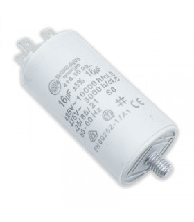 Ducati Kondensator 450V 16 UF mit doppeltem Faston Zapfen 416109964.CU