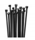 Schwarze Etelec Nylon Kabelbinder 360x4,5 FN36045