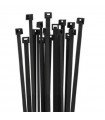 Schwarze Etelec Nylon Kabelbinder 360x7.5 FN36075
