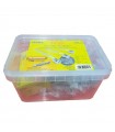 Etelec Schlauchschellen mit 100 Dübel TX6 KT1074