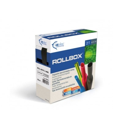 Etelec Schrumpfschlauch 19 Innendurchmesser nach dem Schrumpfen 9,5 G/V 2mt RB3019