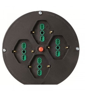 Fanton Scheibe Ø 145 mm mit 4 schuko Steckdosen 01906