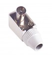 Fanton TV-Stecker mit COAX-Winkel 9,5 mm Durchmesser 32040