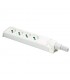 Fanton Steckerleiste 4 Steckdose ohne Kabel 410180