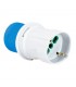 Fanton Industrieadapter mit zweipoliger Schuko-Steckdose und CEE-Stecker 73100