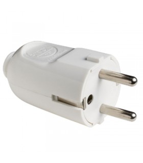 Fanton Franco Deutscher Schuko-Stecker 2P+E 16A weiß 80070