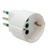 Fanton Adapter für 16A+T Stecker und Schuko Steckdose 82130