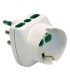 Fanton Adapter mit Stecker und Steckdosen 82240
