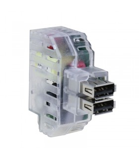 Fanton USB-Einbauladengerät 2 USB 2,4A-Stromversorgung 82892