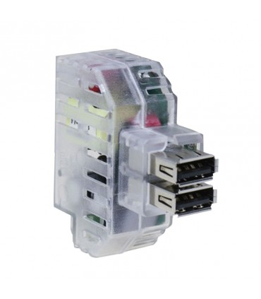 Fanton USB-Einbauladengerät 2 USB 2,4A-Stromversorgung 82892